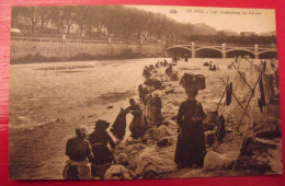 Carte Postale Alpes Maritimes 06. Nice. Les Lavandières Du Paillon. Animée - Artigianato