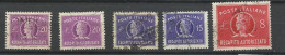 Italie  Fiscal  Récépisse   N° 34; 38 X 2 Et 39  X 2    Oblitérés   B/TB    Voir Scans  Soldé ! ! ! - Revenue Stamps