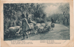 2g.965  Francesco PASTONCHI - Versi In Cartolina: "Il Giorno Cade E Muore..." -  1916 - Ecrivains