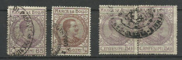 Italie  Fiscal   Victor Emmanuel  III   25 ; 50 Paire  Et 65 Centesimi   Oblitérés     B/TB    Voir Scans  Soldé ! ! ! - Revenue Stamps