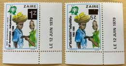 ZAIRE -  MNH** - 1979  YEAR OF THE CHILD - # 694/702  2 STAMPS - Ongebruikt