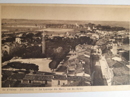 LA LANTERNE DES MORTS.VUE DU CLOCHER.VERS 1920. - Saint-Pierre-d'Oleron