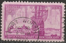 USA 1953 Mi-Nr.647 O Gestempelt 300 Jahre Stadt New York ( U456) Günstige Versandkosten - Gebraucht