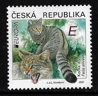 CHECA, REP. /CZECH REP. /CESKA REP.  -EUROPA 2021 -ENDANGERED NATIONAL WILDLIFE"- SERIE De 1 V. - N - 2021