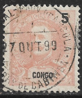 Portuguese Congo – 1898 King Carlos 5 Réis Used Stamp - Congo Portoghese