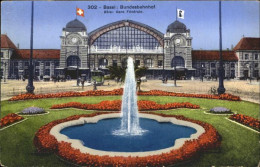 11027027 Basel BS Bundesbahnhof Springbrunnen Tram Kutsche  - Sonstige & Ohne Zuordnung