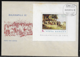 Romania. FDC Sc. 2248.   Philatelic Exhibition “Balkanfila” III  FDC Cancellation On FDC Envelope - FDC