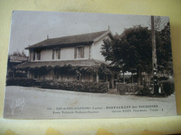 40 2897 CPA - CAP DE PINS SOLFERINO - RESTAURANT DES TOURISTES - POMPE A ESSENCE - Restaurants