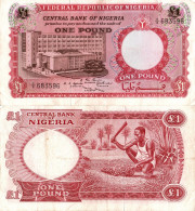 Nigeria / 1 Pound / 1967 / P-8(a) / VF - Nigeria