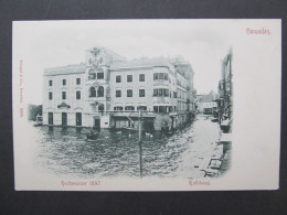 AK Gmunden Hochwasser Katastrophe 1897 /// D*57941 - Gmunden