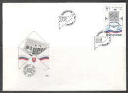 Slovakia. FDC Mi. 199.   The 120th Anniversary Of The Universal Postal Union.  FDC Cancellation On FDC Envelope - Cartas & Documentos