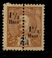 ! ! Portuguese India - 1911 D. Carlos (Perforated) - Af. 233 - NGAI (cb 031) - Portuguese India