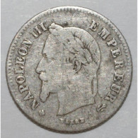 GADOURY 308 - 20 CENTIMES 1866 BB Strasbourg TYPE NAPOLEON III - KM 805 - TB/TTB - Sonstige & Ohne Zuordnung