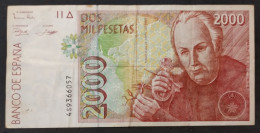 España – Billete Banknote De 2.000 Pesetas – 1992 - [ 4] 1975-… : Juan Carlos I