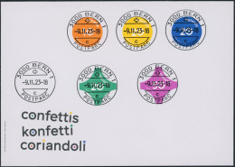 Suisse - 2023 - Konfetti - Ersttagsbrief FDC ET - Ersttag Voll Stempel - Covers & Documents