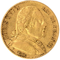 Louis XVIII-20 Francs 1814 Paris - 20 Francs (oro)