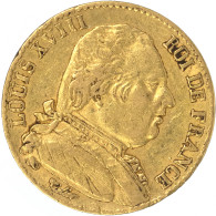 Louis XVIII-20 Francs 1815 Paris - 20 Francs (or)