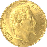 Second-Empire-50 Francs Napoléon III Tête Laurée 1862 Paris - 100 Francs-or