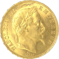 Second-Empire-50 Francs Napoléon III Tête Laurée 1862 Paris - 100 Francs (goud)