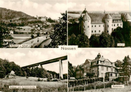 73910489 Nossen Muldental Schloss Huthaus Und Autobahnbruecke Krankenhaus - Nossen
