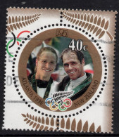 NEW ZEALAND 1996 OLYMPIC GOLD MEDALISTS  40c  " ATLANTA 96 SINGLE "  STAMP VFU - Gebruikt