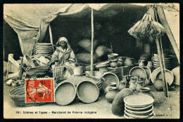 A67  MAROC CPA SCENES ET TYPES - MARCHAND DE POTERIE INDIGENE - Collezioni E Lotti