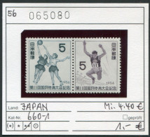 Japan 1956 - Japon 1956 - Nippon 1956 - Michel 660-661 - ** Mnh Neuf Postfris - Ongebruikt