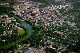 73743332 Marion_Indiana And The Mississinewa River Air View - Andere & Zonder Classificatie
