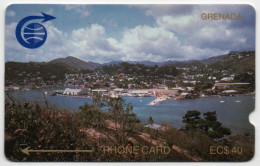 Grenada - View Of St. George’s $40 (Deep Notch) - 1CGRD - Granada