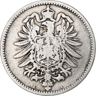 Empire Allemand, Wilhelm I, Mark, 1881, Berlin, Argent, TB+, KM:7 - 1 Mark