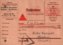 G7451 - Berlin Verband Deutscher Diplom Kaufleute - Nachnahme Zahlschein Freistempel Freistempler - Macchine Per Obliterare