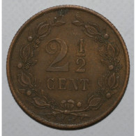 PAYS BAS - KM 108 - 2 1/2 CENTS 1877 - GUILLAUME III - TTB/SUP - 1849-1890: Willem III.