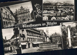 72196165 Kaufbeuren Rathaus Total Kaiser Max Str Neptunbrunnen Jordananlage Kauf - Kaufbeuren