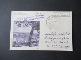 Türkei 1976 GA / P.P. Ücreti Ödenmistir Stempel Keciören Und Violetter L2 Empfänger U. Straße In 863 Coburg Unbekannt - Cartas & Documentos