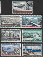 GREECE 1958 Ports Complete Used Set  Vl. A 73 / 79 (H 74 / 80) - Gebruikt