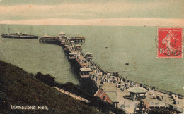 CPA Llandudno Pier-Timbre-En L'état-TRES RARE      L2565 - Caernarvonshire