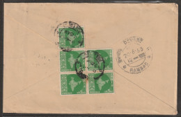 India 1963 Map Series Stamps  On Cover (a174) - Lettres & Documents