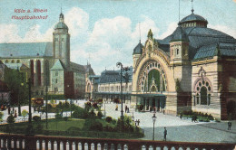 ALLEMAGNE - Koln Am Rhein - Hauptbahnhof - Carte Postale Ancienne - Koeln