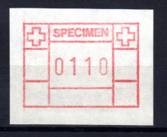 Atm  Frama Vending Schalterfreistempel Sfs Schweiz Switzerland Specimen Probedruck - Postage Meters