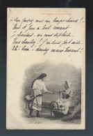 CPA - Fables De La Fontaine - La Cigale Et La Fourmi - Précurseur - Circulée En 1902 - Fairy Tales, Popular Stories & Legends