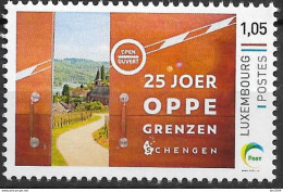 2021 Luxemburg Mi.  **MNH   25 Joer Grenzen Chengen - Neufs