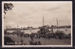 1939 Rotterdam Parkkade Met Marineschepen En Rijnhaven / Holland-Amerikalijn Aan De Overzijde Z/W Naar Ginneken - Rotterdam