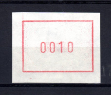 Atm  Frama Vending Schalterfreistempel Sfs Schweiz Switzerland Specimen Probedruck - Postage Meters