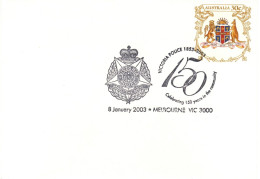 Australia 2003 Victoria Police 150th Anniversary, Souvenir Cover - Covers & Documents