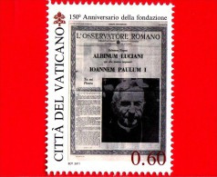 Nuovo - MNH - VATICANO - 2011 - 150º Anniversario Dell'Osservatore Romano - 0,60 € • Habemus Papam  - Giovanni Paolo I - Nuevos