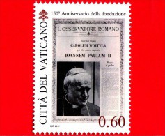 Nuovo - MNH - VATICANO - 2011 - 150º Anniversario Dell'Osservatore Romano - 0,60 € • Habemus Papam  - Giovanni Paolo II - Neufs