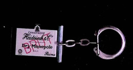 Porte Clefs, Clés, Alcool, Champagne, Heidsieck & Cie Monopole, Dry Monopole, Reims, 2 Scans, Frais Fr 1.95 E - Schlüsselanhänger