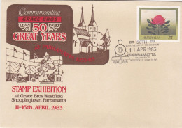 Australia PM 1031 1983 50th Anniversary Exhibition Parramatta Grace Bros Westfield, Souvenir Cover - Covers & Documents