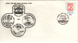 Australia PM 1156 1984 Royal Adelaide Show, FDI Souvenir Cover - Lettres & Documents