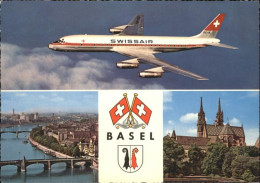 11019605 Basel BS Bruecke Flugzeug - Sonstige & Ohne Zuordnung